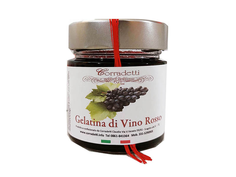 Gelatina di vino rosso