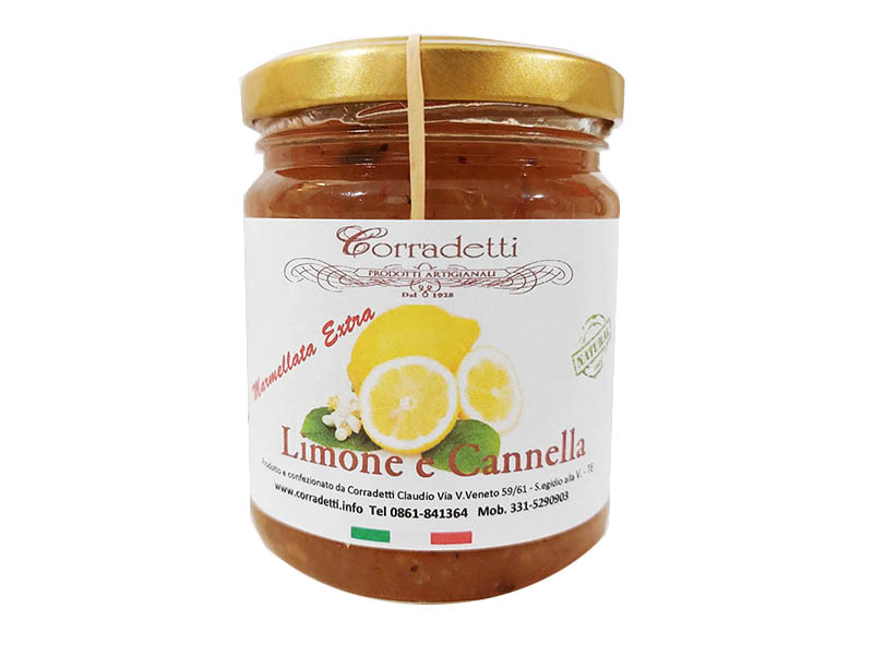 Marmellata di limone e cannella